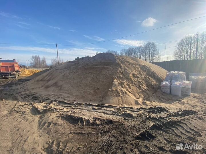 Песок речной и карьерный