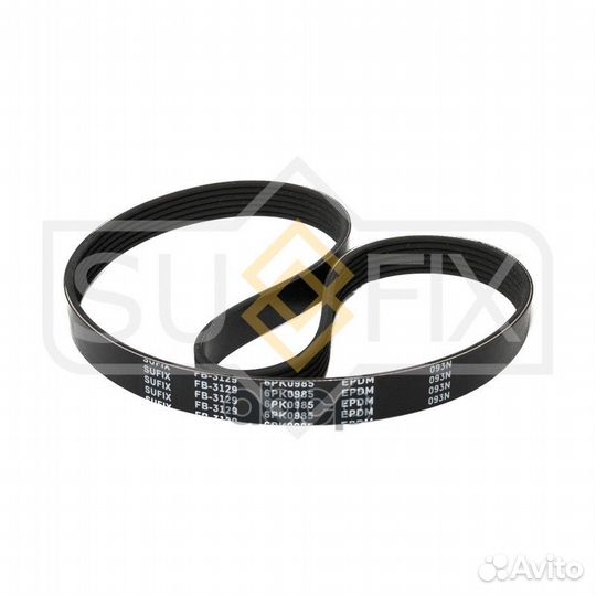 Ремень поликлиновый 6PK0985;Fiat Bravo/va 1.9D