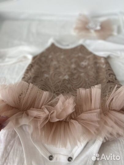 Платье боди для девочки