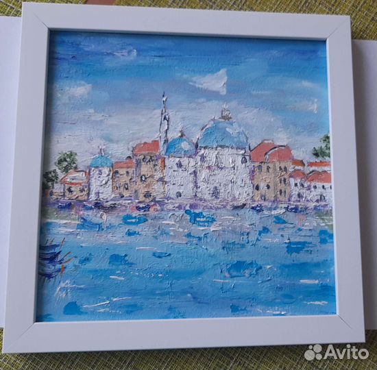 Картина маслом Венеция 
