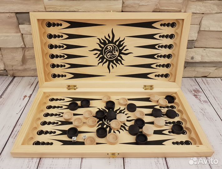 Малые 3 в 1 Классика (шахматы, нарды, шашки)