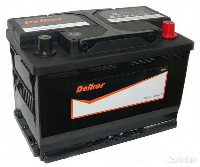 Аккумулятор Delkor L3 74 Ач 690А 278x175x190 о/п