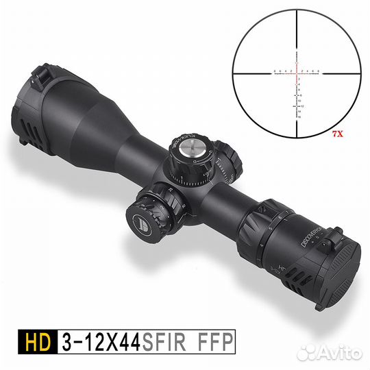Прицел Discovery HD 3-12x44 FFP Compact