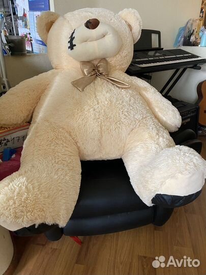 Плюшевый медведь 2 метра и 1,5 метра