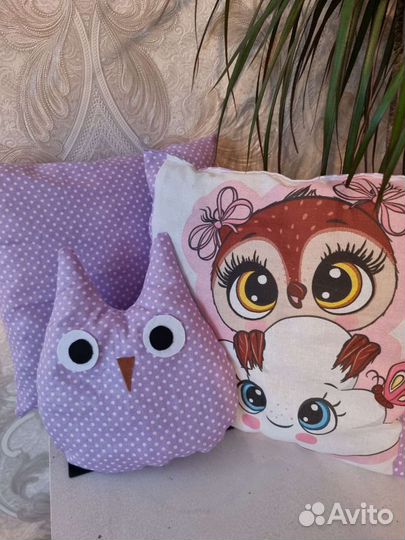 Мягкие подушки-игрушки-бортики