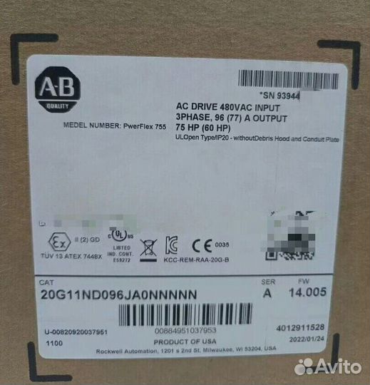 Allen-Bradley 20G11ND096JA0nnnnn