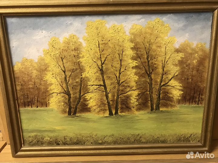 Картина маслом на холсте пейзаж