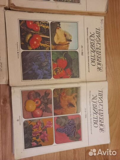 Журнал Приусадебное хозяйство 1984-1989 г