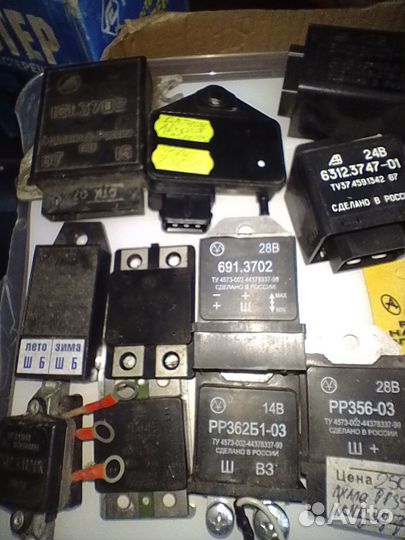 Реле, диодные мосты, датчики, электромагн клапан