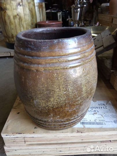 Горшок 19 век, глина