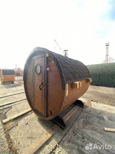 Баня бочка 3м
