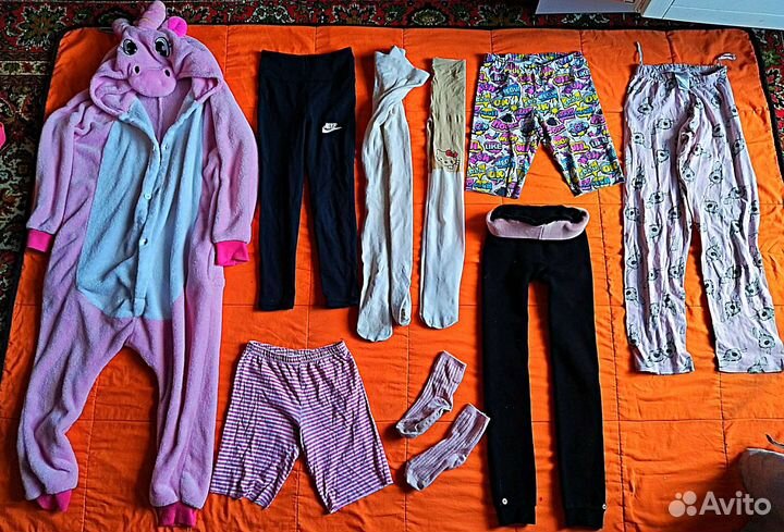 Вещи пакетом на девочку от 7 до 9 лет