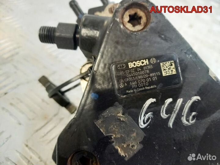 Тнвд Mercedes W203 2.2 646 CDI A6460700101