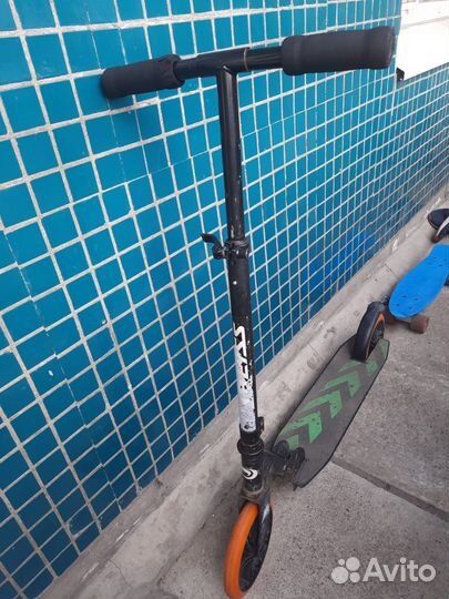 Самокат детский с большими колесами