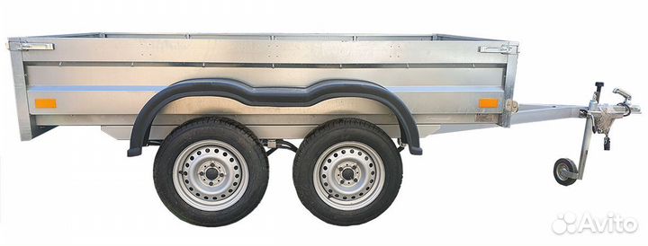 Прицеп Спутник 2х осный без тента (2,53х1,3)
