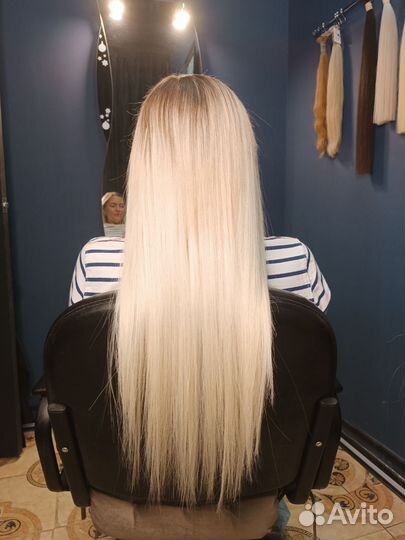 Наращивание натуральных волос