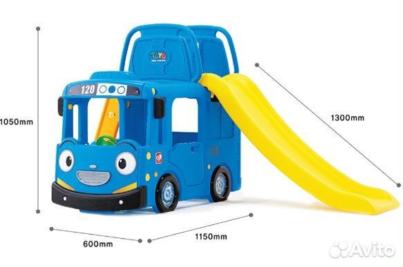 Игровая площадка Автобус - горка Tayo 3 в 1