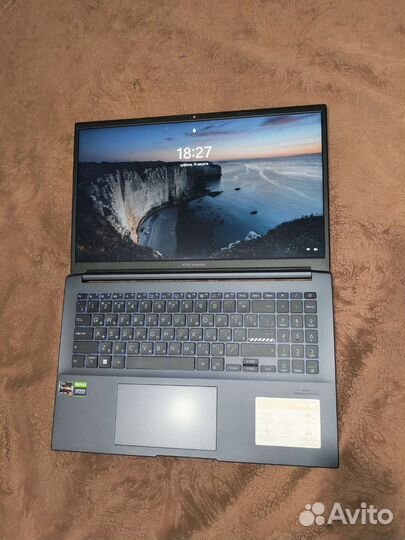 Ноутбук asus на гарантии, r5 5600+rtx3050, 16+512
