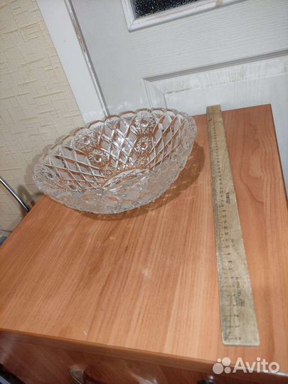 Хрустальное блюдо