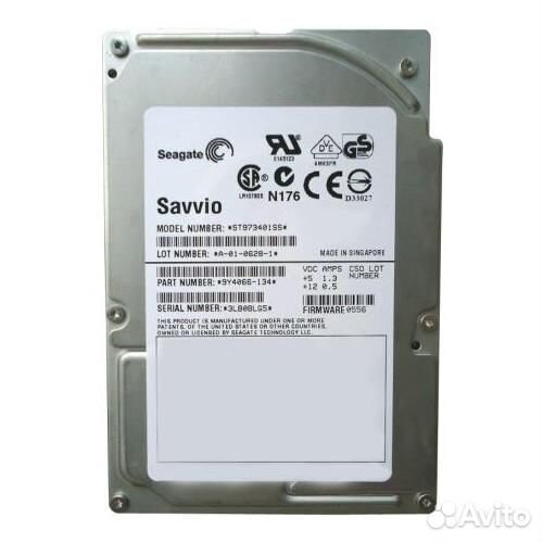 HDD 73.4 Gb SAS Seagate Savvio st973401ss 2.5