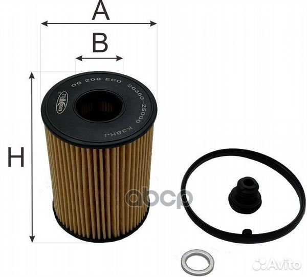 Вставка фильтра масляного hyundai Santa Fe (TM )