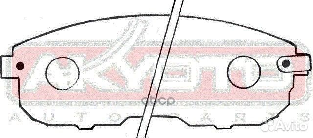 Колодки тормозные дисковые передние AKD-EM10A A