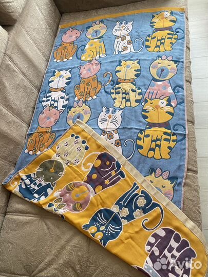 Полотенце муслиновое, Хлопок 100%, 80х160 см