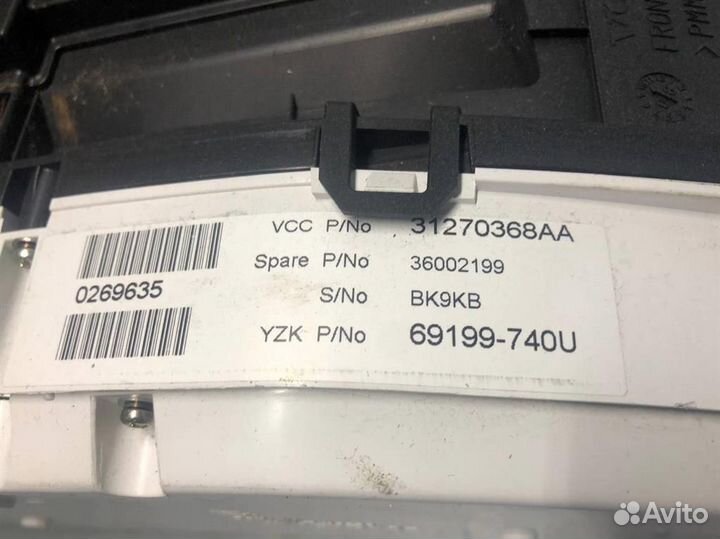 Панель приборная 36002581