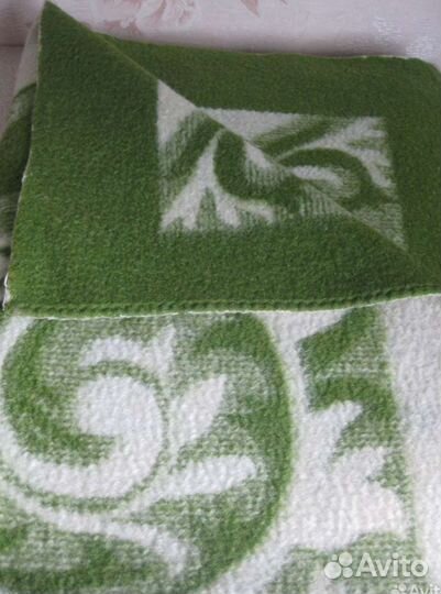 Одеяло натуральное шерстяное 1,5