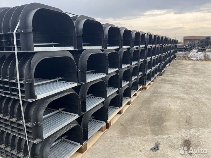 Лоток водоотводный пластиковый усиленный лвп