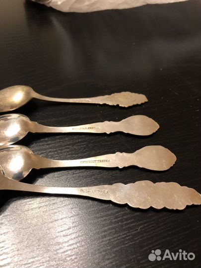 Мельхиоровые ложки винтаж Европа