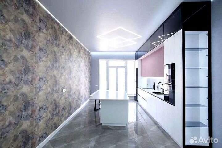 Кухня от производителя с островом на заказ