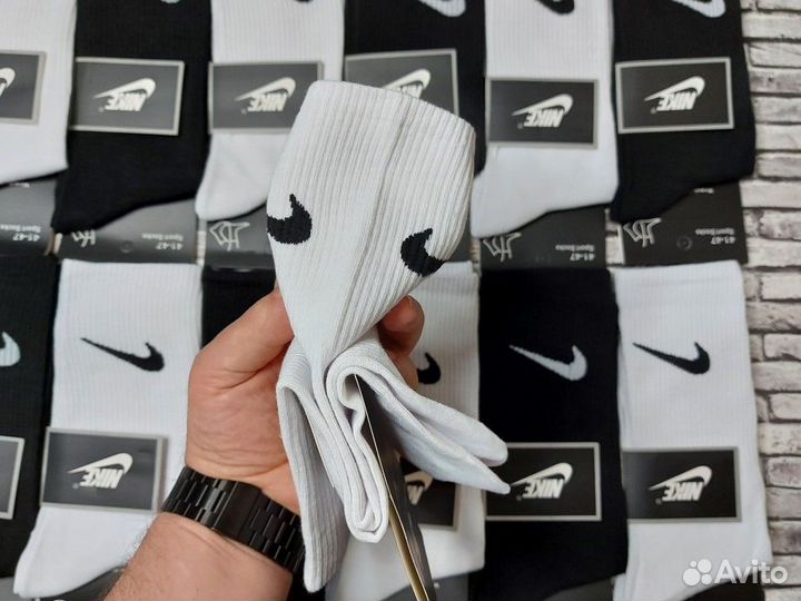 Носки высокие Nike хлопок