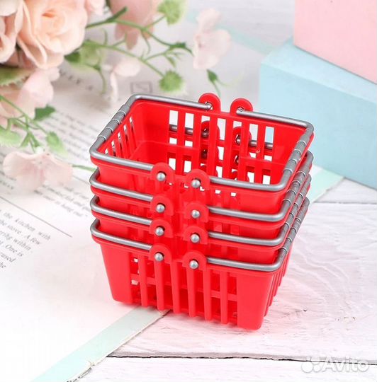 Игрушечный супермаркет мини корзина