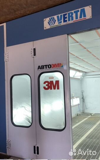 Покрасочная камера для автомобилей verta «италия»