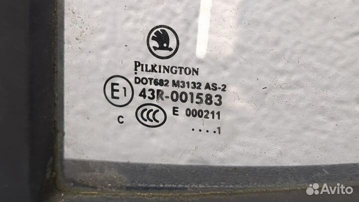 Дверь боковая левая задняя Skoda Fabia