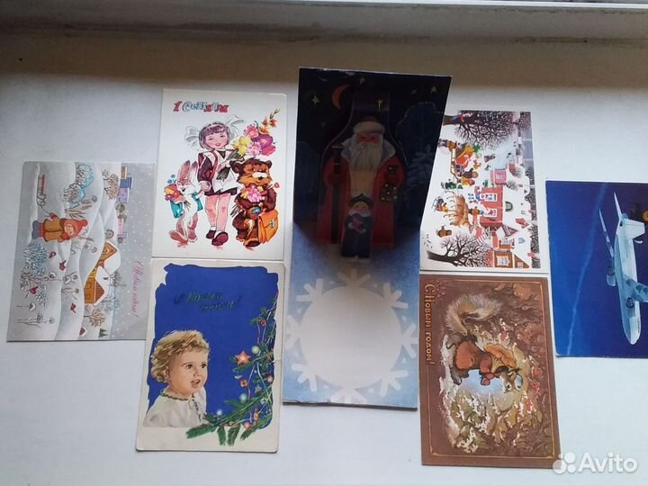 Цена за все. 7 штук. СССР. Новый Год. 1-е сентября