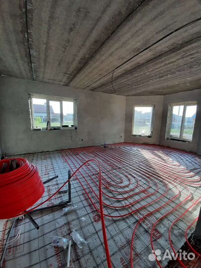 Монтаж отопления и теплых полов