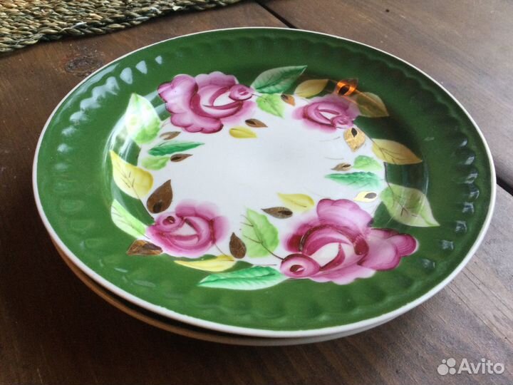 Редкие тарелки ручная роспись агашки