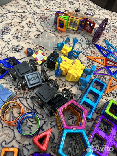 Конструктор магнитный, magformers, 552 детали