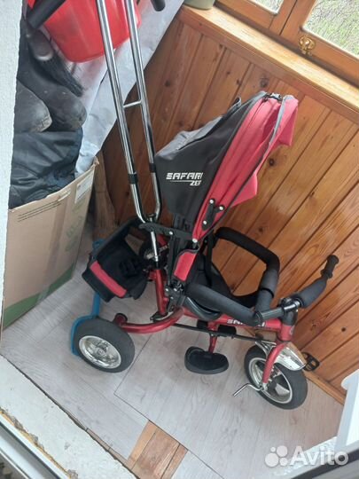 Детский трехколесный велосипед бу