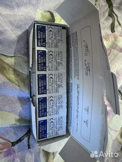 Линзы контактные acuvue oasys 1 day -7