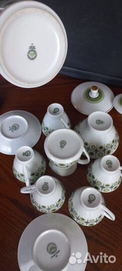 Сервиз кофейный Freiberger ГДР. Полный