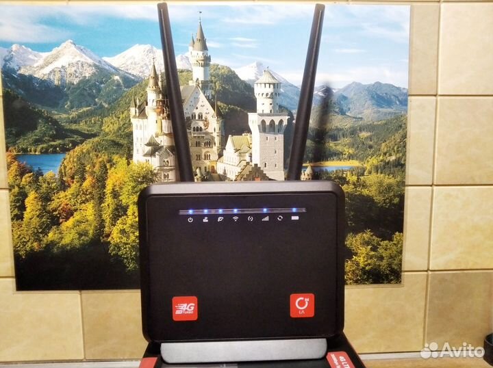 Модем 4G c WiFi акб и ант в дом/магазин, беззлимит