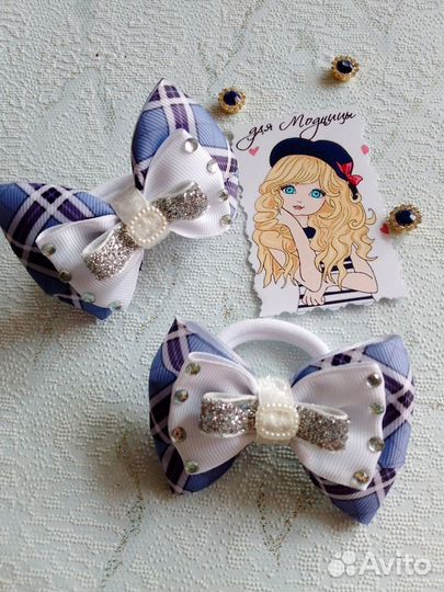 Резинки для волос ручной работы