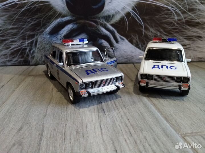 Ваз 2106 полицейский 1:24