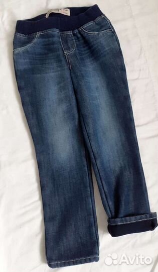 Брюки -джинсы утепленные