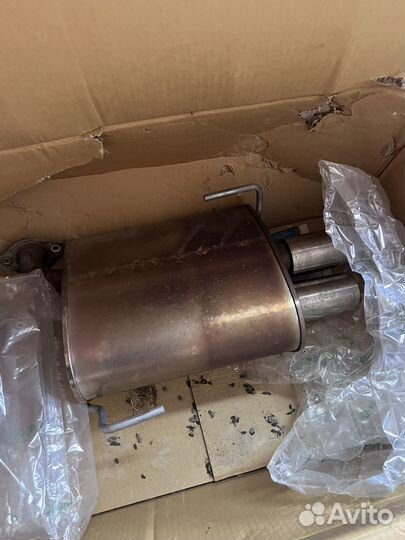 Выхлоп средняя часть с банками