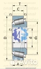 Подшипник HM212047/HM212011 timken 63,5х122,238х38