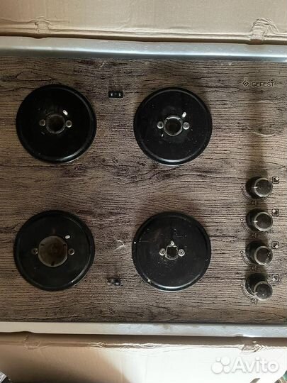 Газовая варочная панель 4 конфорки бу